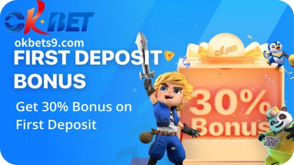 Ang 30% unang deposito na bonus ng OKBET ay isang napakakaakit-akit na alok para sa mga bagong manlalaro